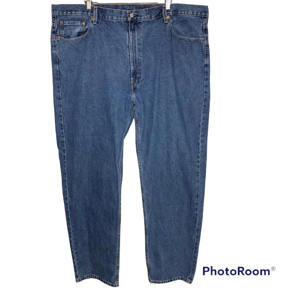 Levi’s Mens 550 Denim‎ Jeans Size W48 L36 Straight Leg 5 Pockets
